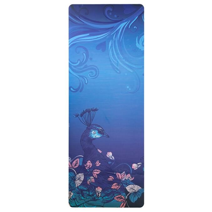 Eco Friendly Anti Slip Pilates Fitness Mat Natural Rubber PU Yoga Mat
