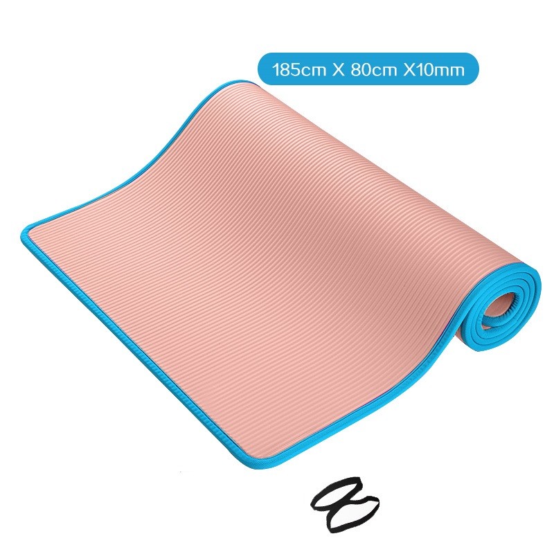 Edge Covered Non-slip Yoga Mat NBR Sports Yoga Mat for Fitness