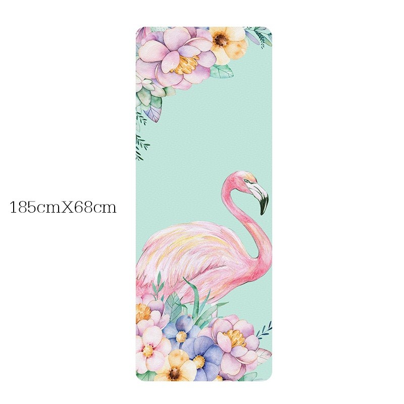 Factory Non-slip Fitness Mat Foldable Natural Rubber Suede Yoga Mat