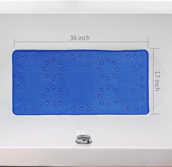 PVC Shower Bath Mat Non Slip Bathtub Mat Bathroom Rugs