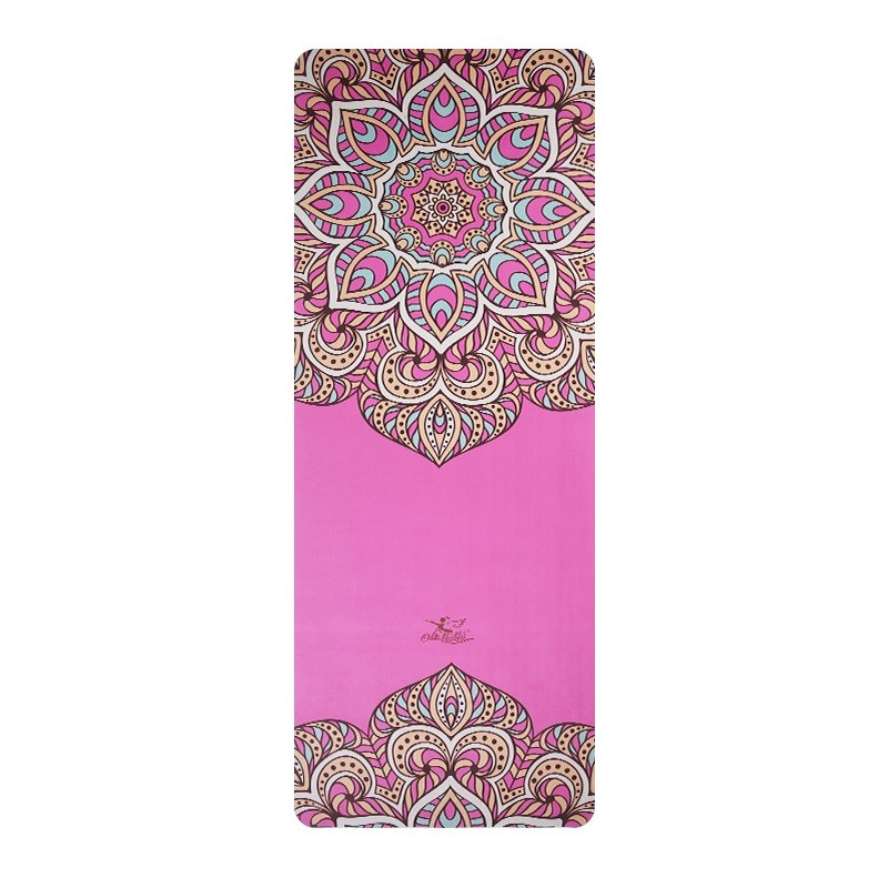 Suede Rubber Yoga Mat with Printing