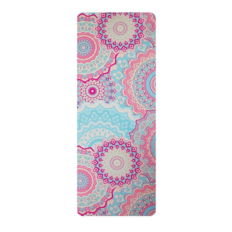 Suede Rubber Yoga Mat with Printing
